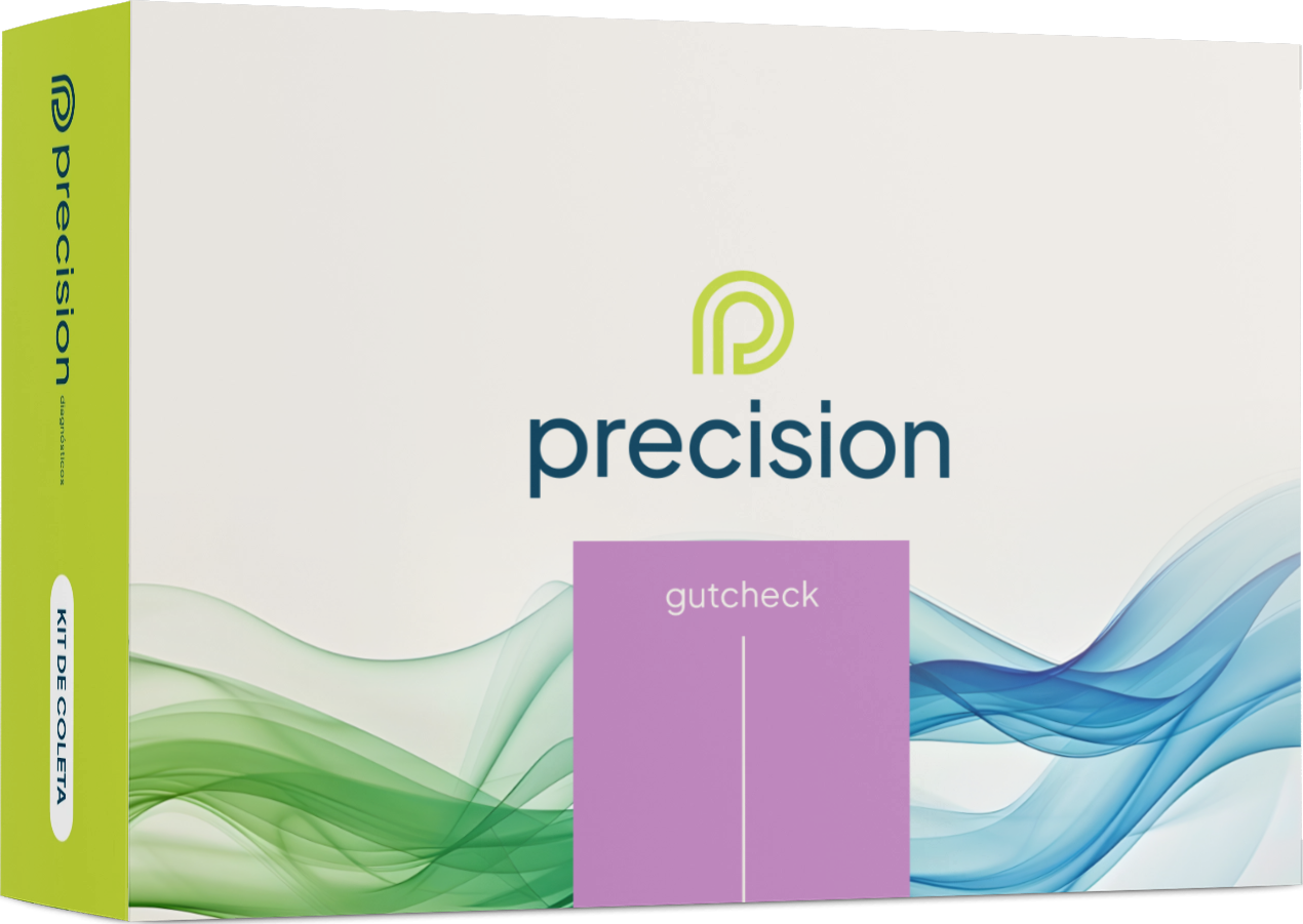 Caixa do kit de coleta GutCHECK